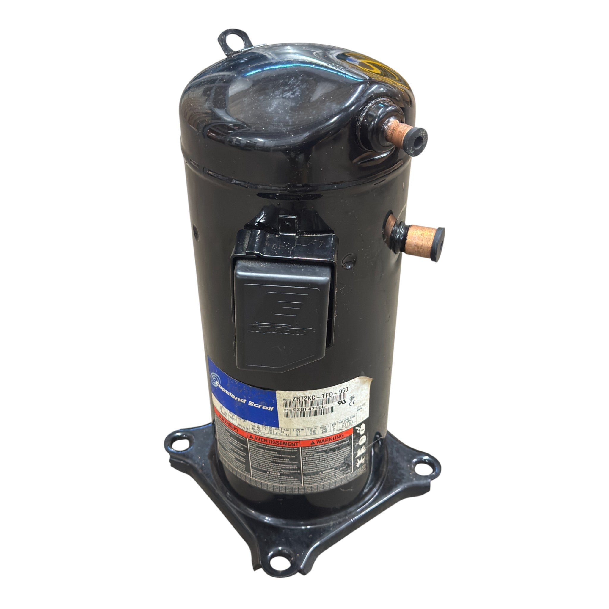 ZR72KC-TFD-950 Genuine Copeland Scroll Compressor 460V