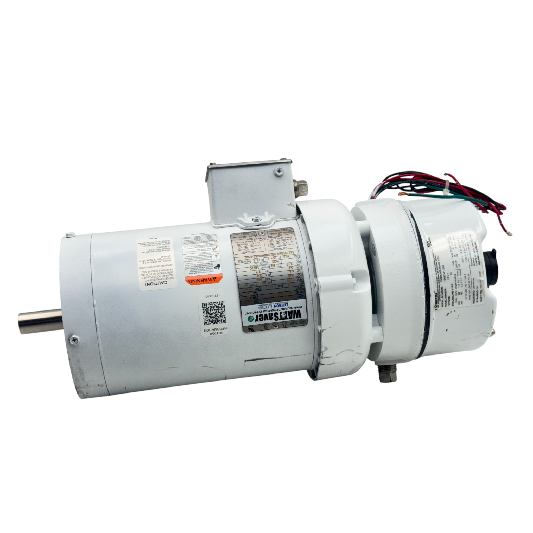 122194.00 Genuine Leeson Washdown Duty Brake Motor 208-230/460V