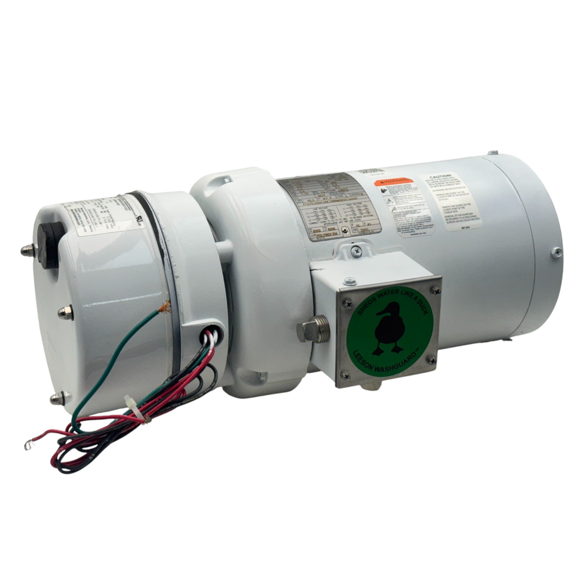 122194.00 Genuine Leeson Washdown Duty Brake Motor 208-230/460V