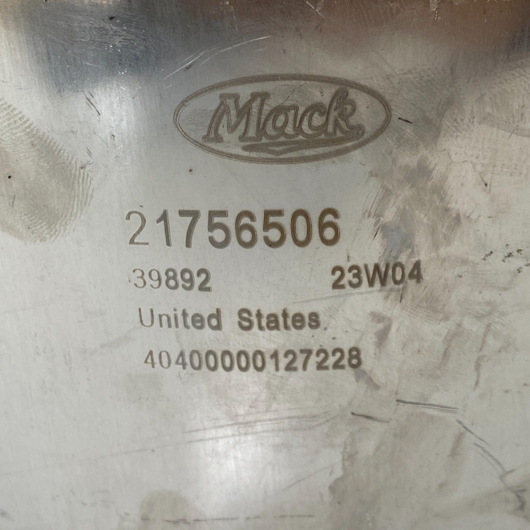 21756506 Genuine Mack Catalyst For Volvo/ Mack Mp8