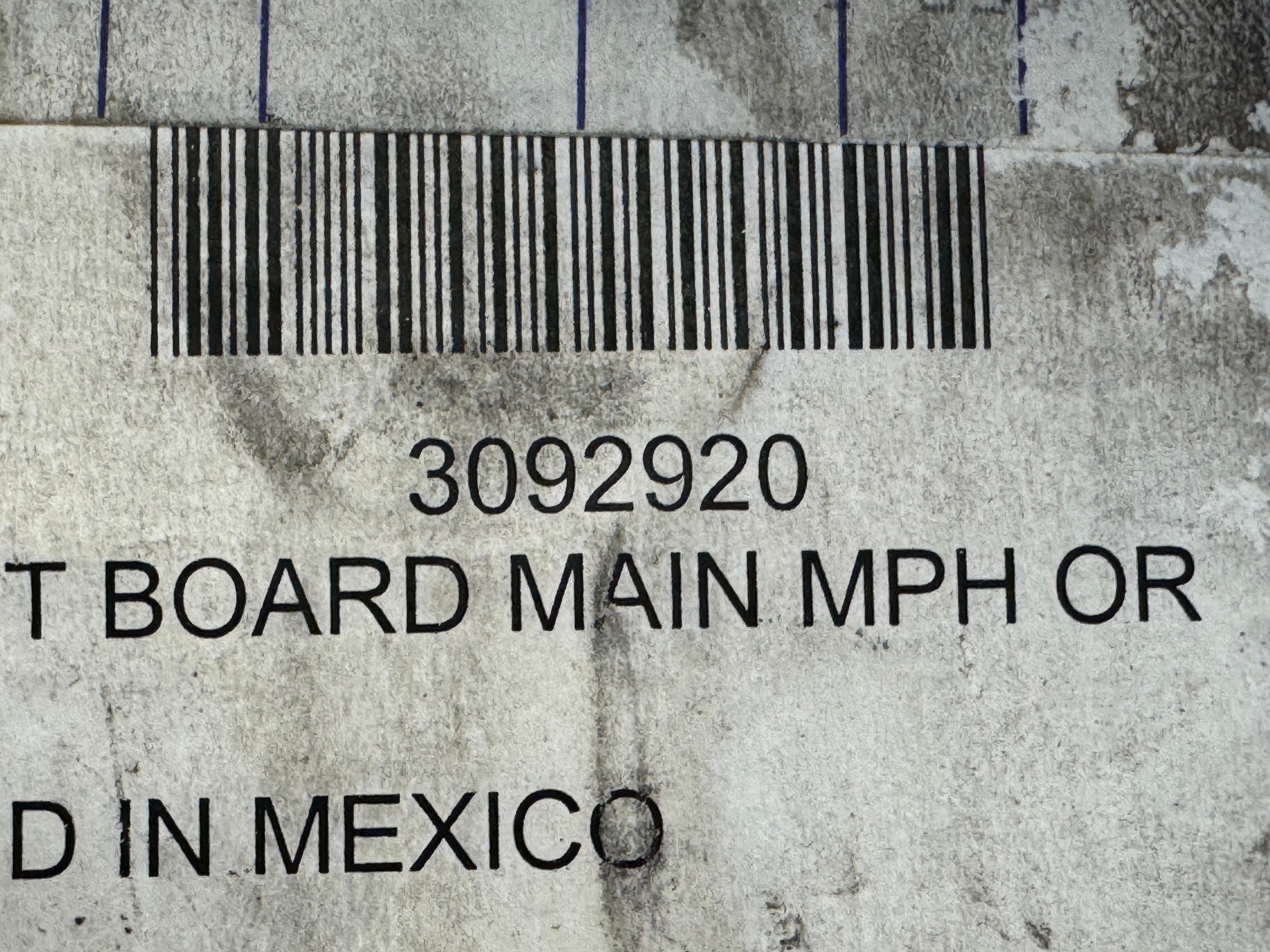 3092920 Genuine Volvo Main Circuit PC Board