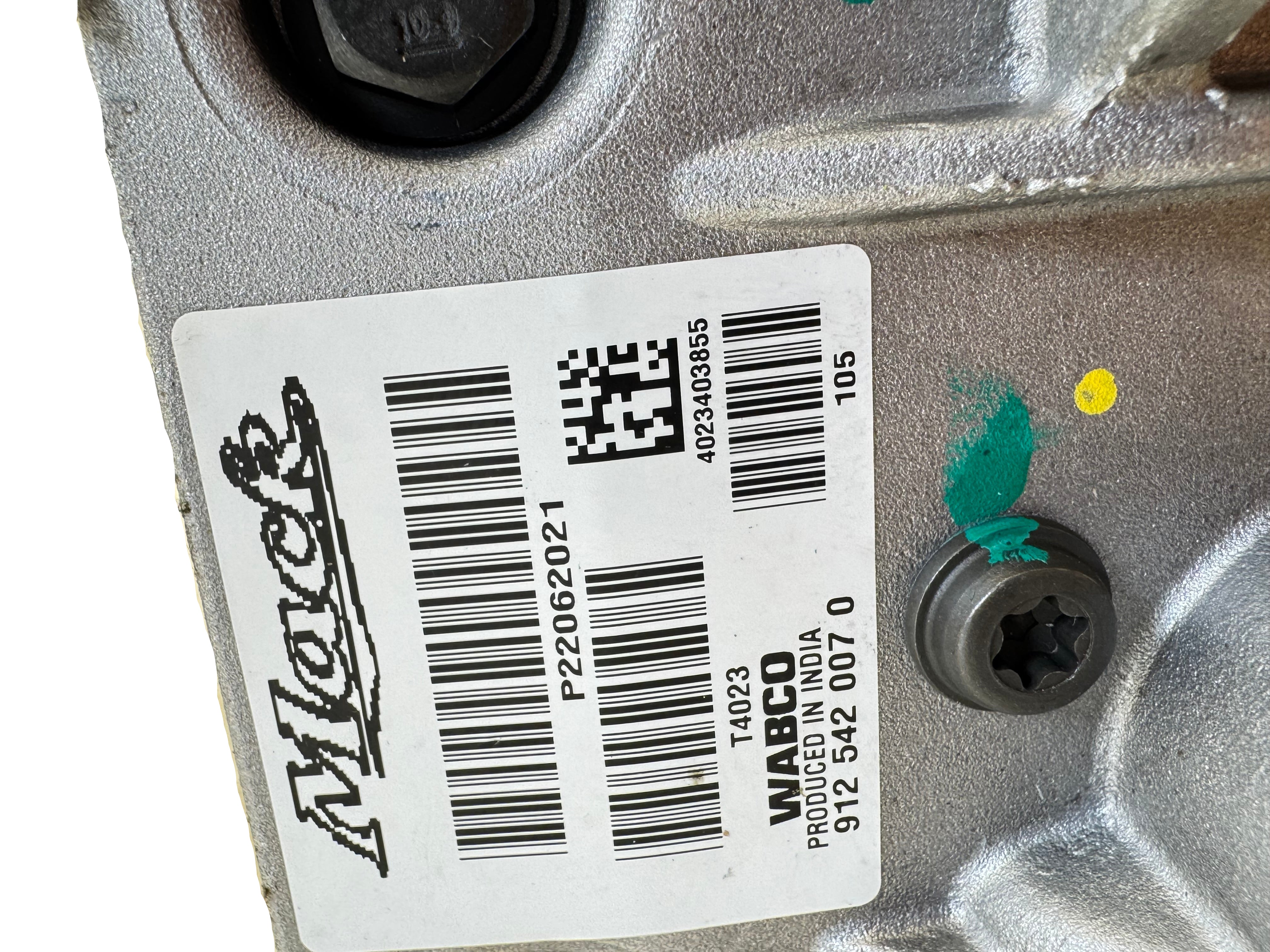 S9125120290 Genuine Wabco Twin Cylinder Air Compressor