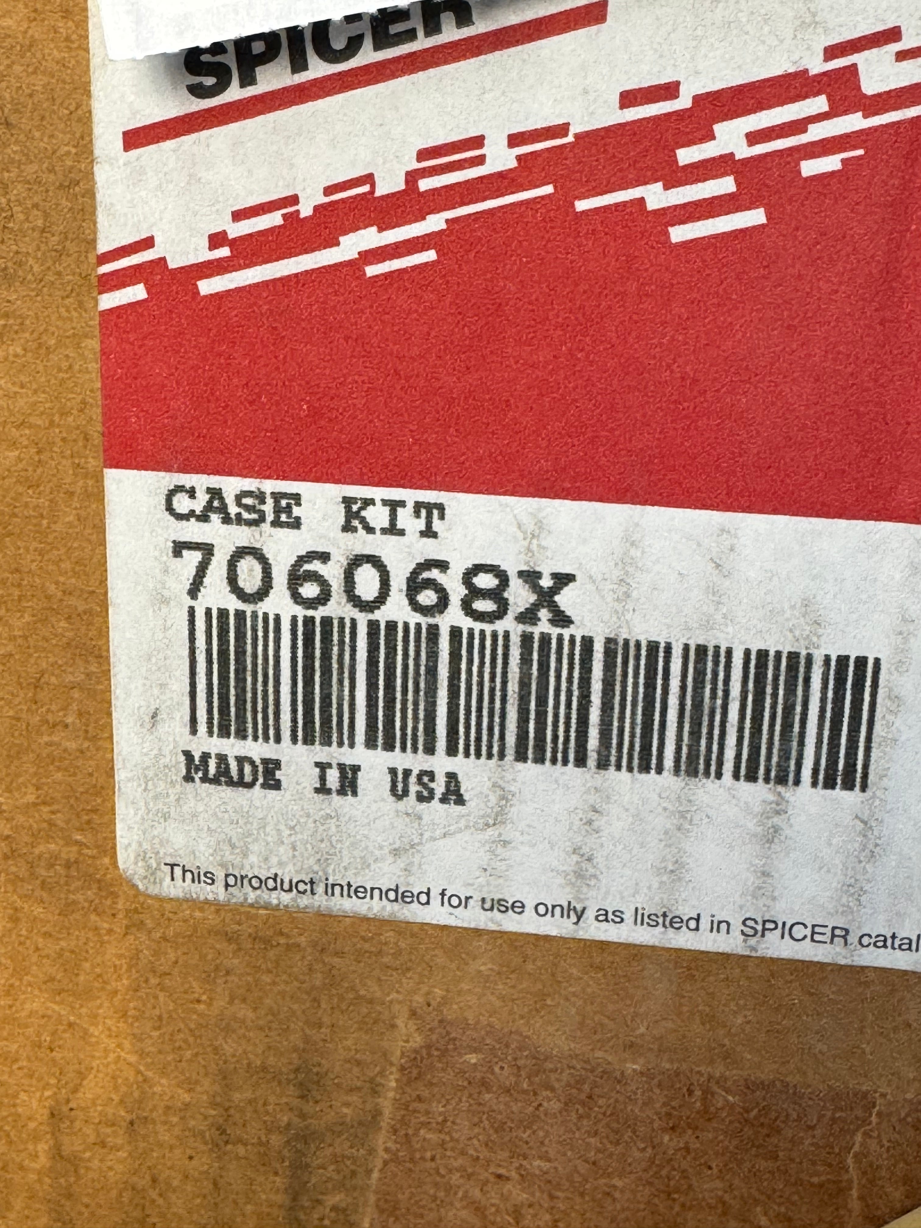 706068X Genuine Spicer Differential Carrier