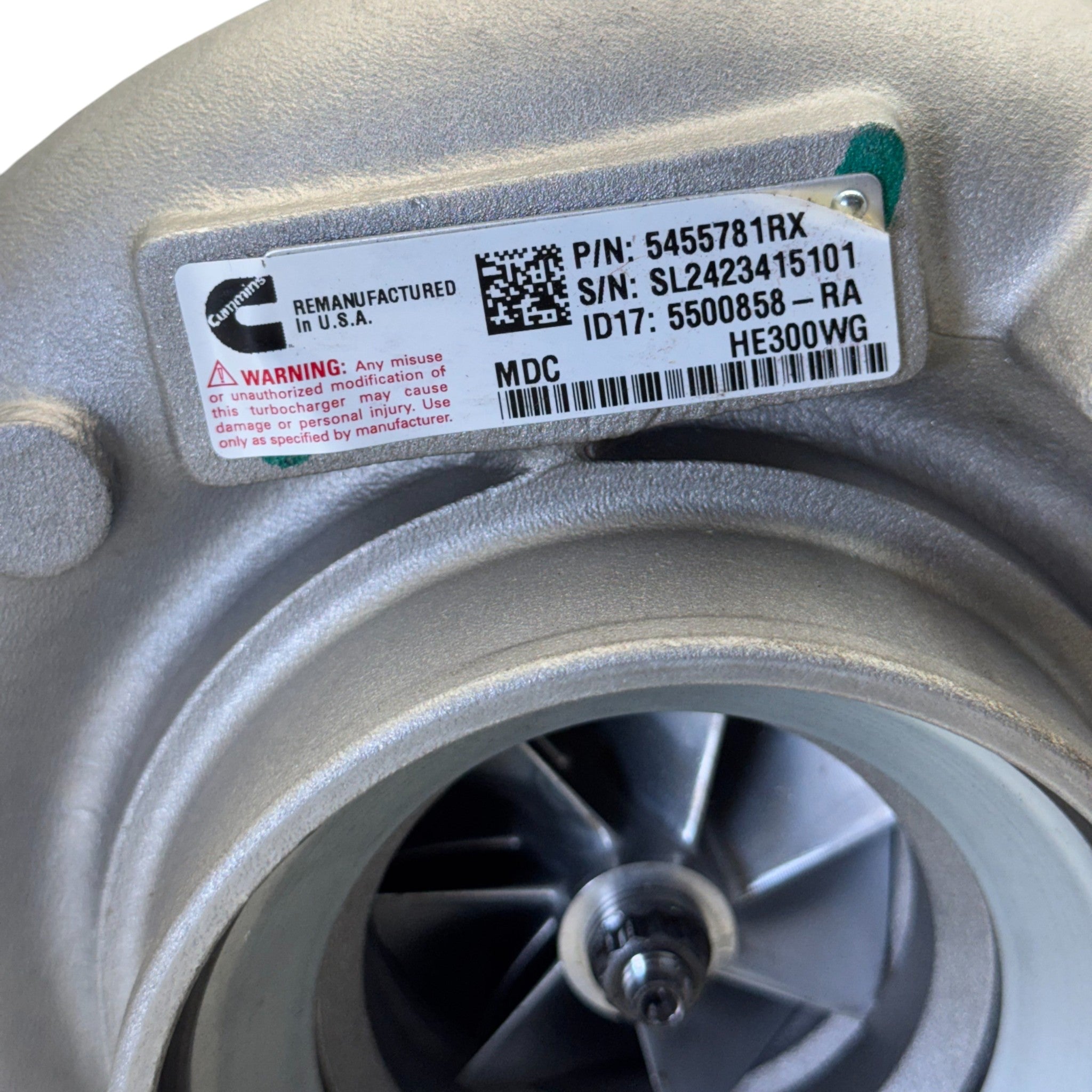 5455781 Genuine Cummins Turbocharger HE300WG