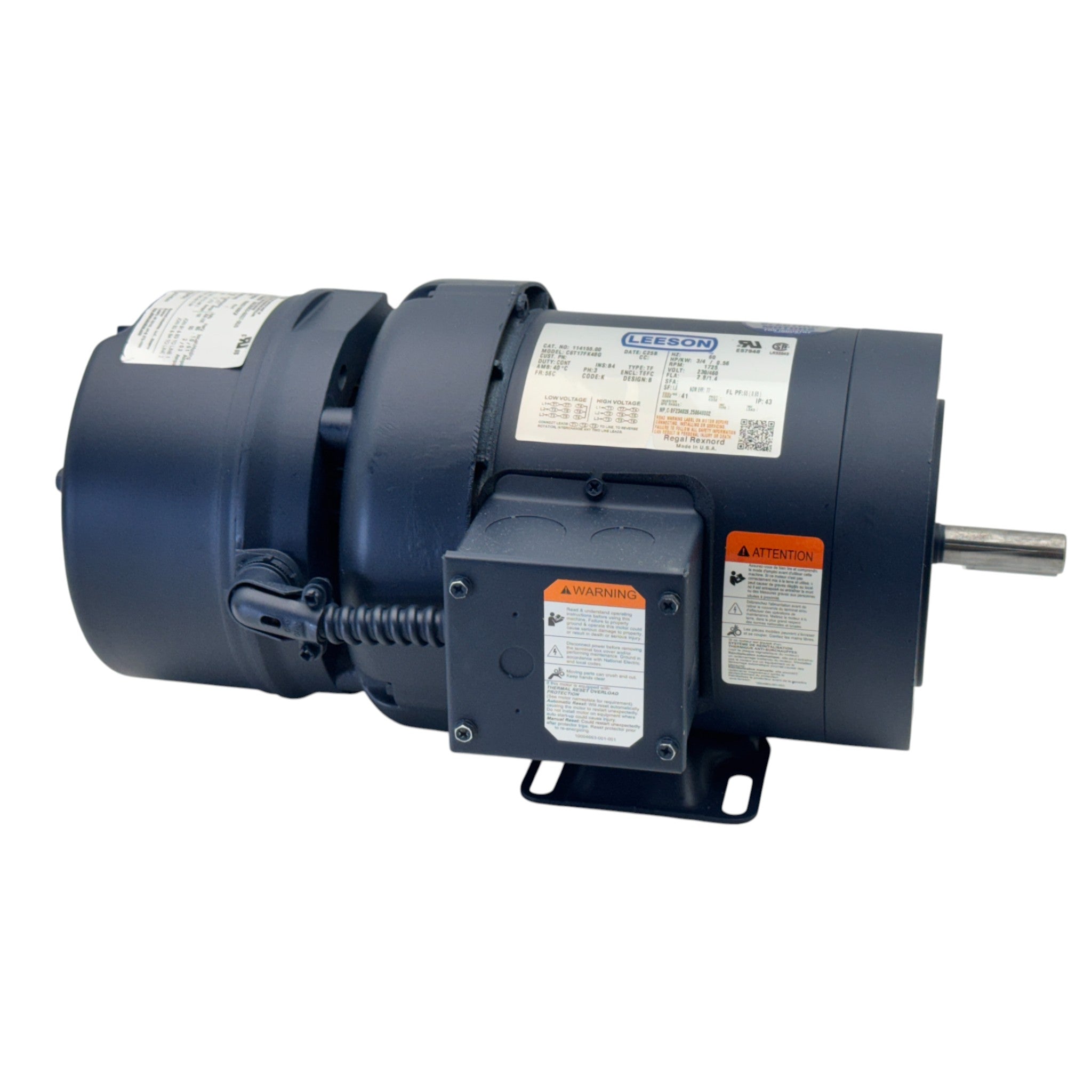 114155.00 Genuine Leeson Brake Motor