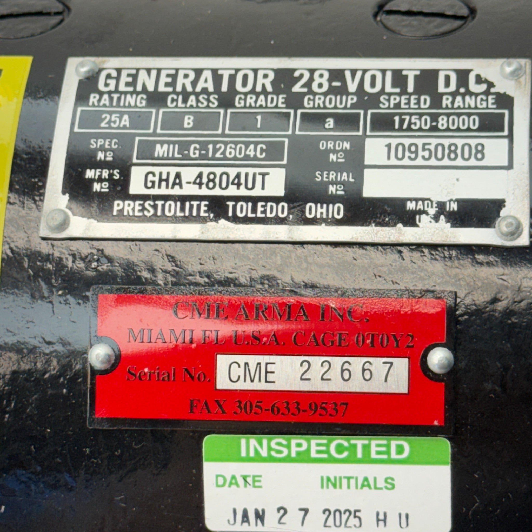 10950808 CME Generator 24V