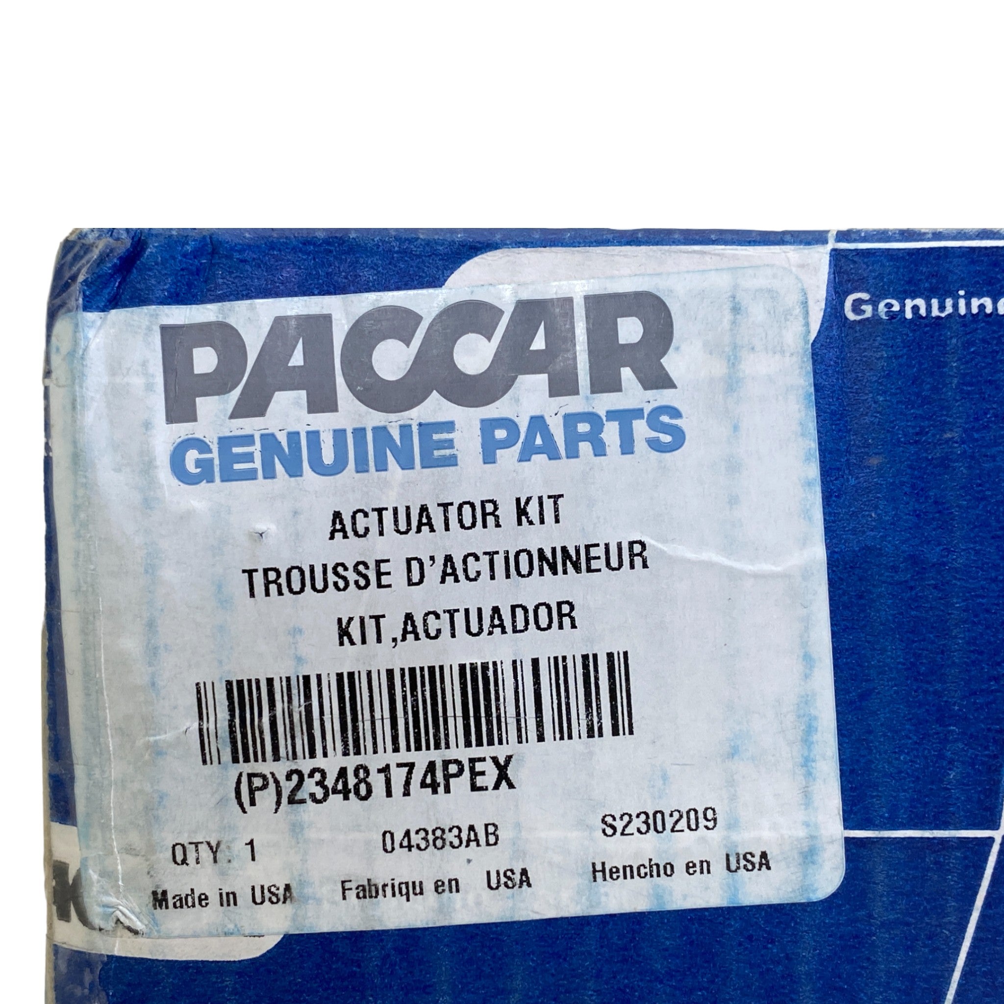 2348174Pex Genuine Paccar Actuator Mx-11/Mx-13 He400