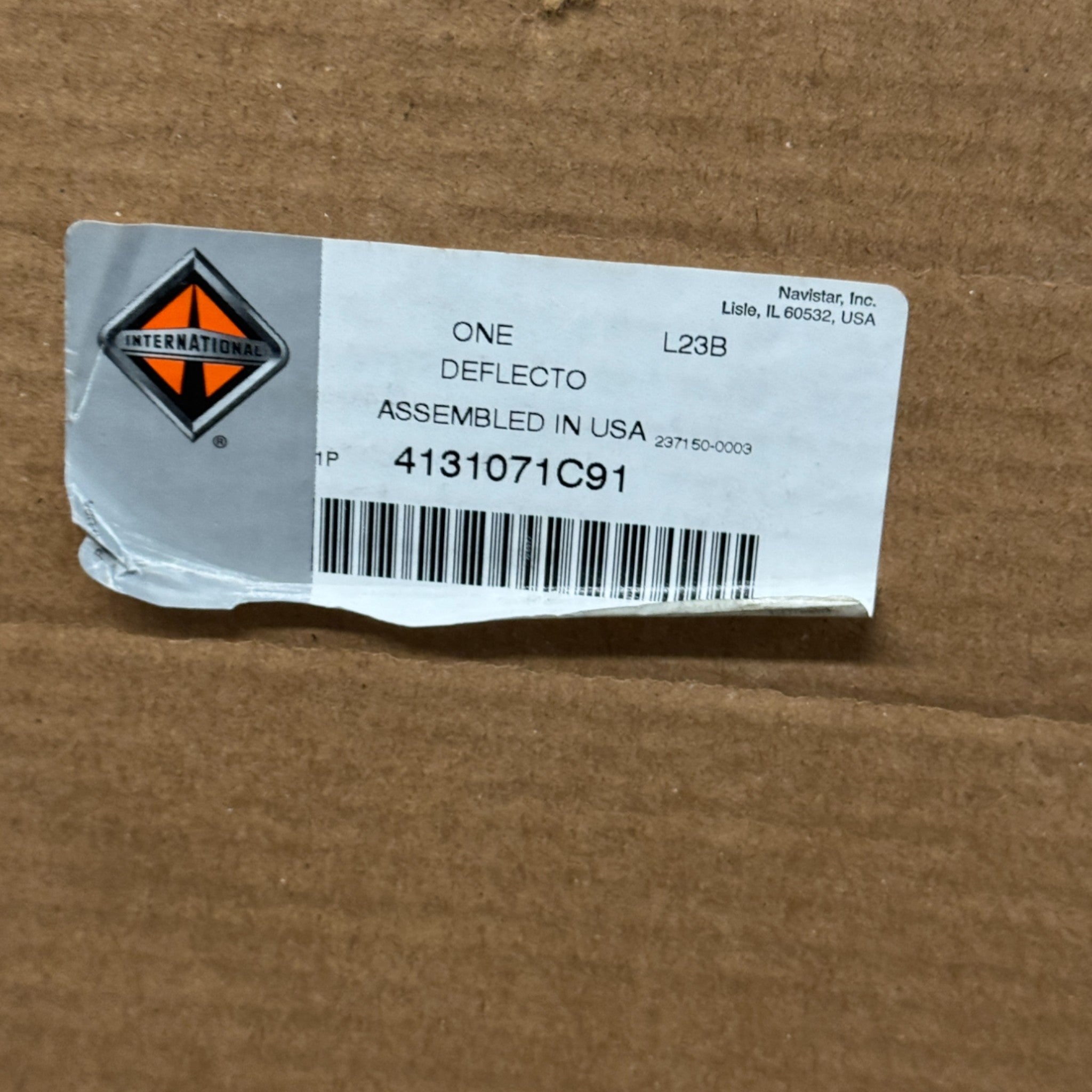 4131071C91 Genuine International Air Cab Deflector