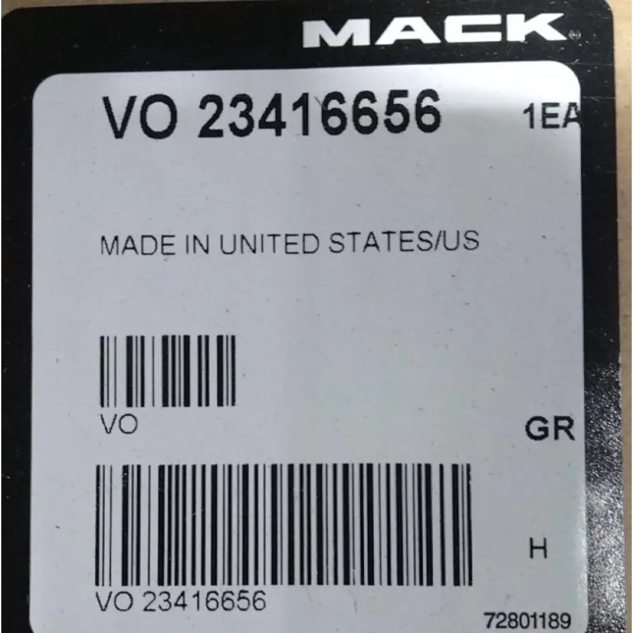23416656 Genuine Mack Heat Shield