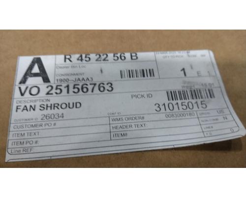 25156763 Genuine Mack Fan Shroud