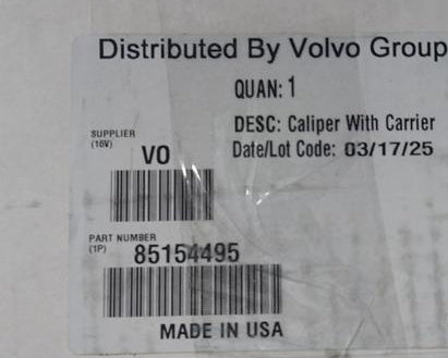 85154495 Genuine Mack Brake Caliper