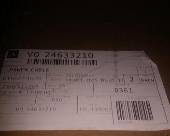 24633210 Genuine Mack Power Cable