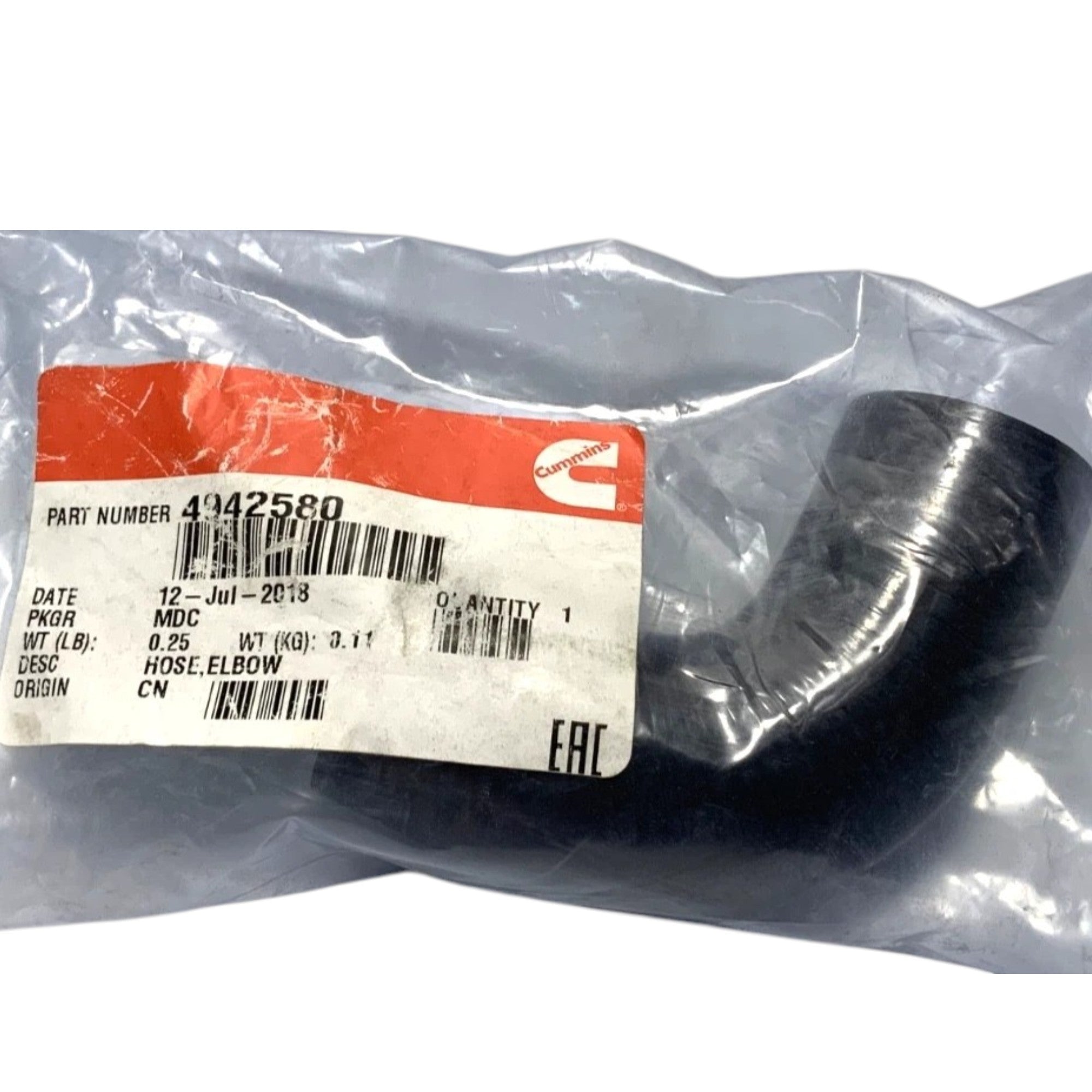 4942580 Genuine Cummins Genuine - Air Compressor Elbow