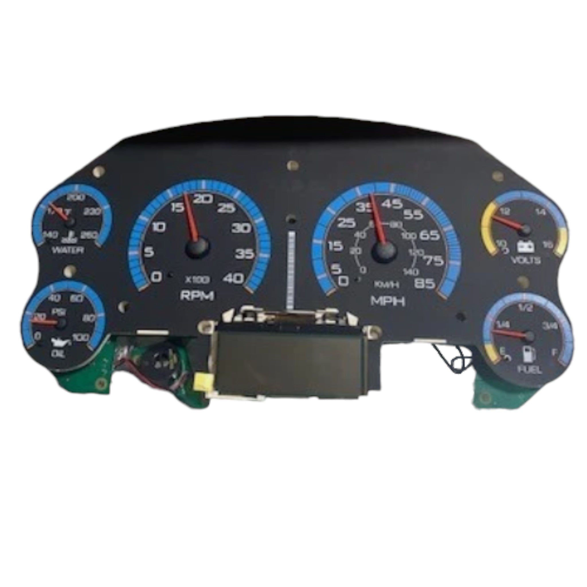 2602893C93 Navistar Cluster Instrument Ctr Mdgl Bl