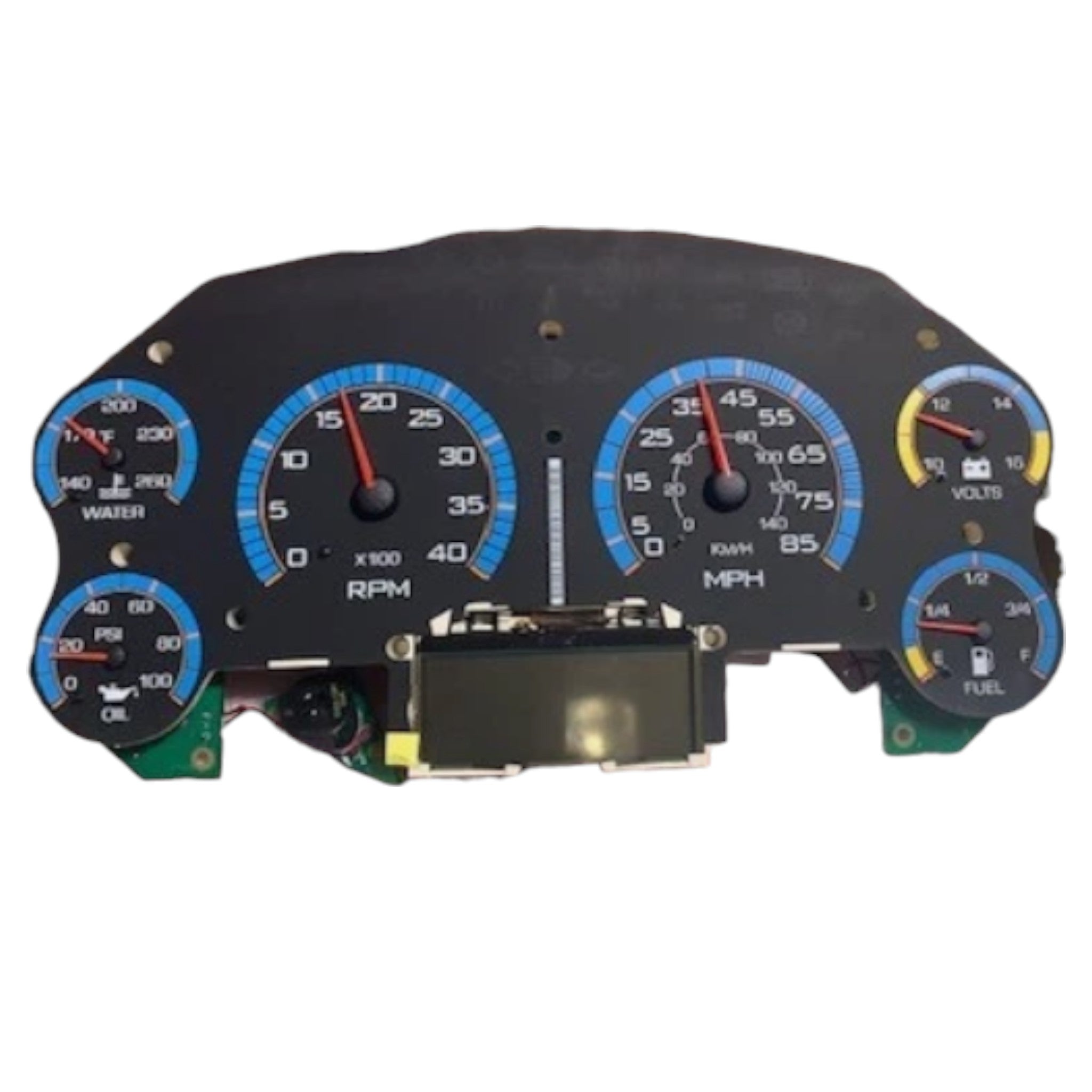 2602893C93 Navistar Cluster Instrument Ctr Mdgl Bl