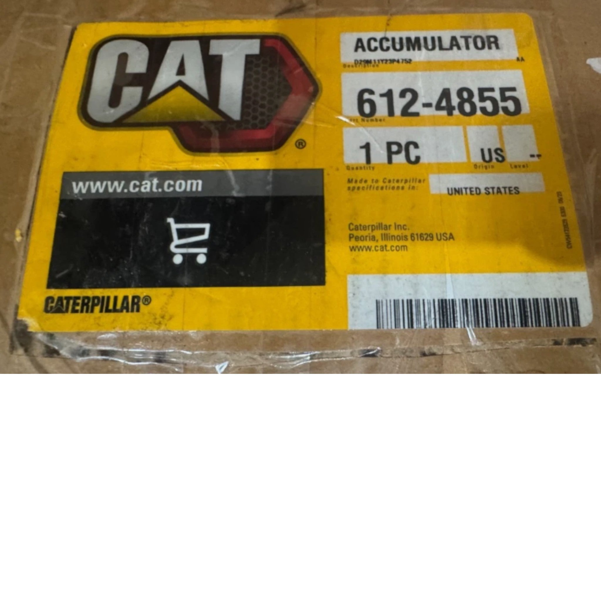 6124855 CAT 174.6mm Outer Diameter Uncharged Accumulator
