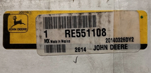 DZ122572 John Deere Fixed Geometry Turbocharger, 4.5 Liter, Final Tier 4