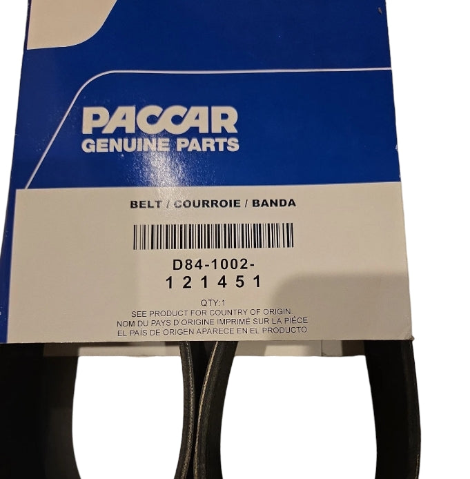 D84-1002-12145 Genuine Paccar Belt Engine 12 Rib 1451
