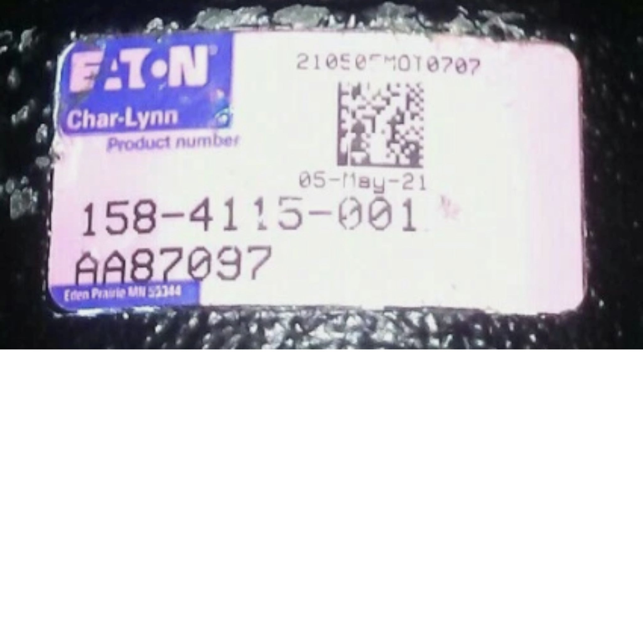 AA87097 John Deere Variable Seed Drive Hydraulic Motor