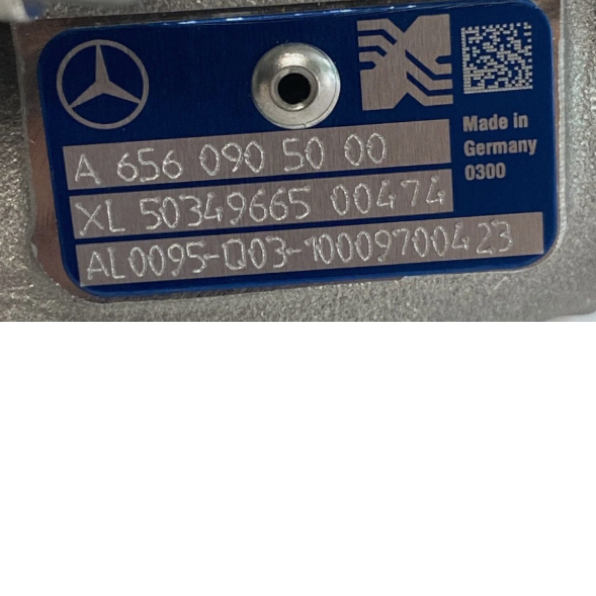 A6560905000 Mercedes Benz Turbocharger