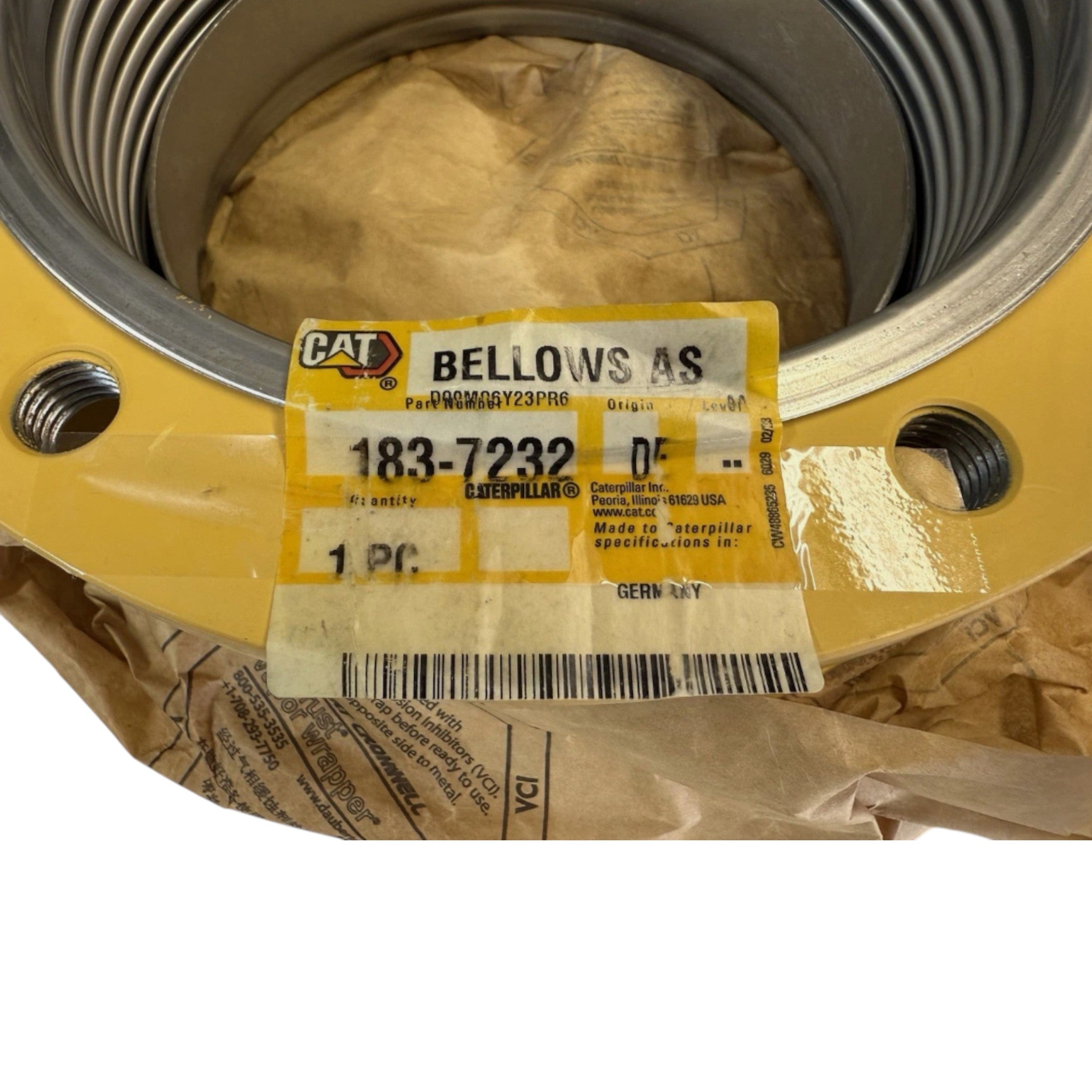 1837232 CAT Exhaust Bellows