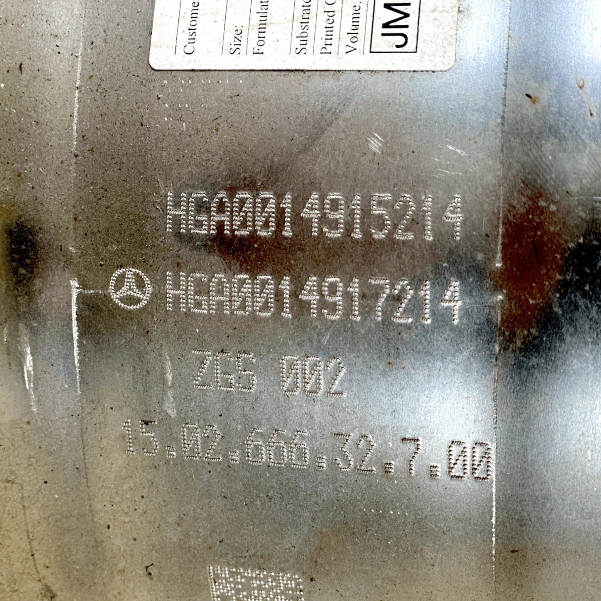 A0014917214 Genuine Detroit Diesel Aftertreatment Device