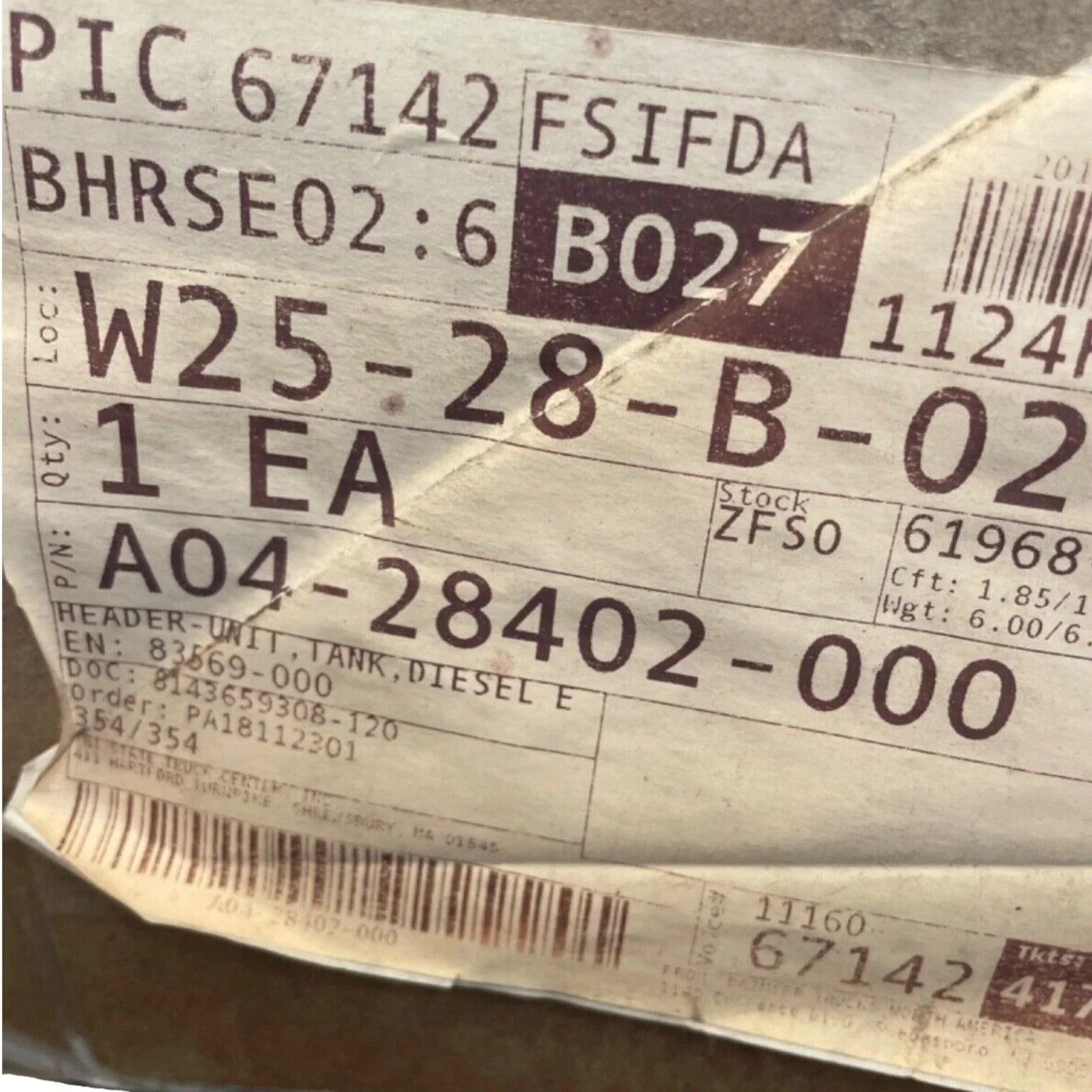 A04-28402-000 Genuine Freightliner DEF Sensor