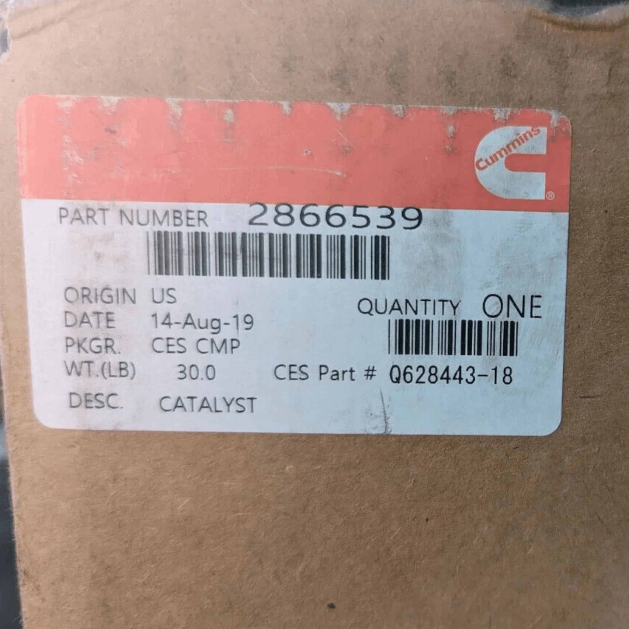 A041G668 Genuine Cummins Outlet Catalyst Module