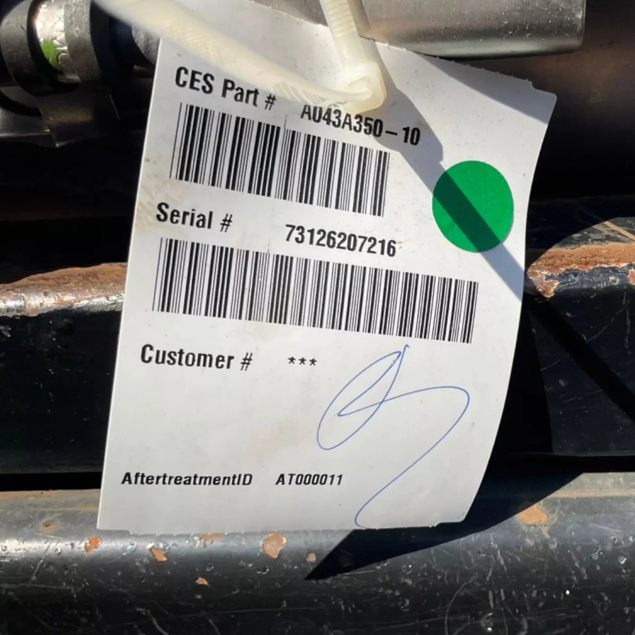 A043A350 Genuine Cummins Aftertreatment Device