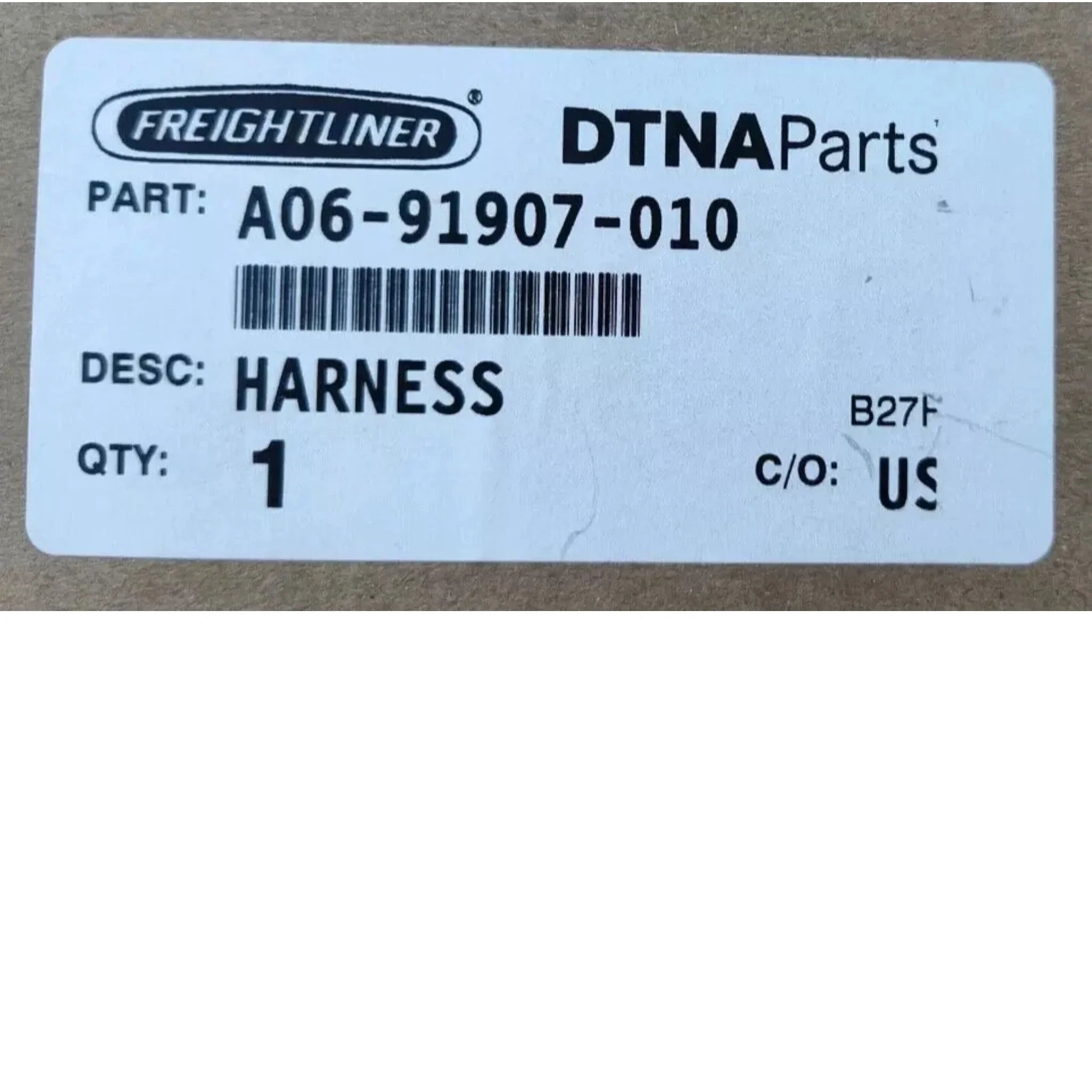 A0675734010 Genuine Freightliner Wiring Harness