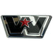 A17-19639-000 Western Star Hood Emblem Carrier Badge