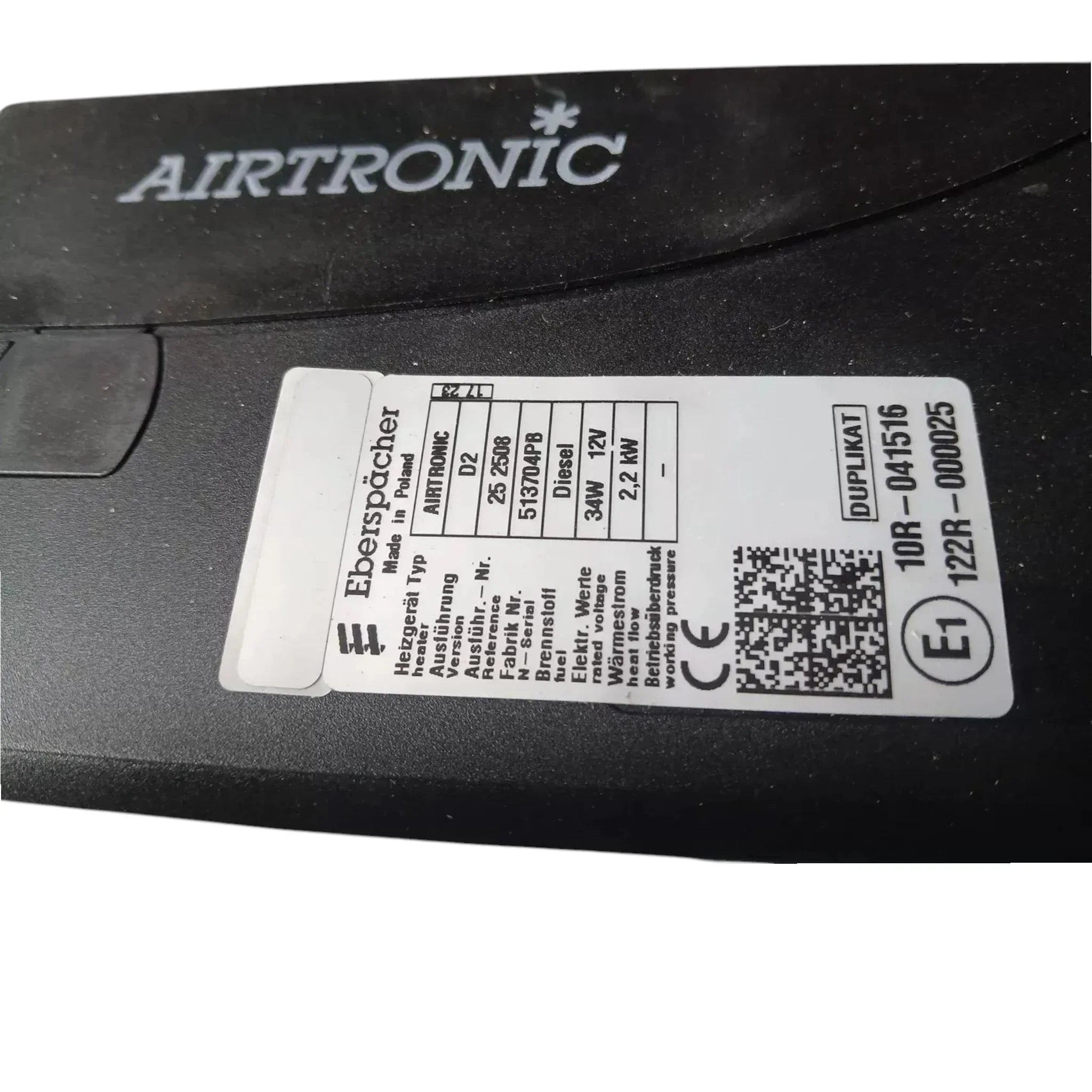 A2268260010 Genuine Freightliner Air Heater Airtronic D2 12V Diesel