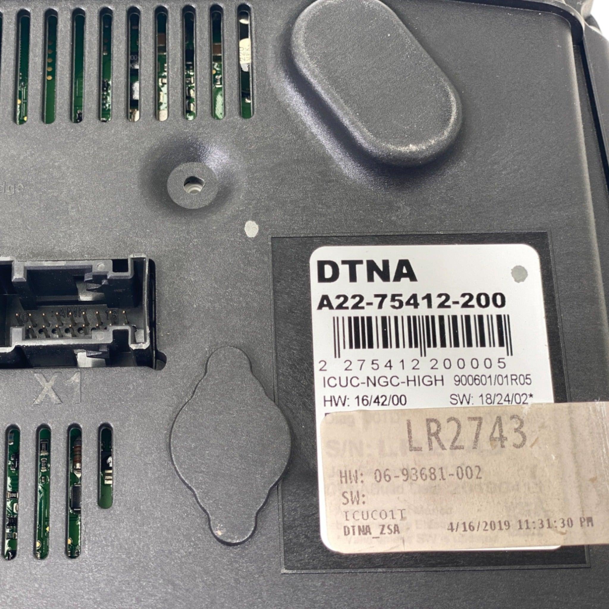 A2275412000 Genuine Freightliner Instrument Cluster