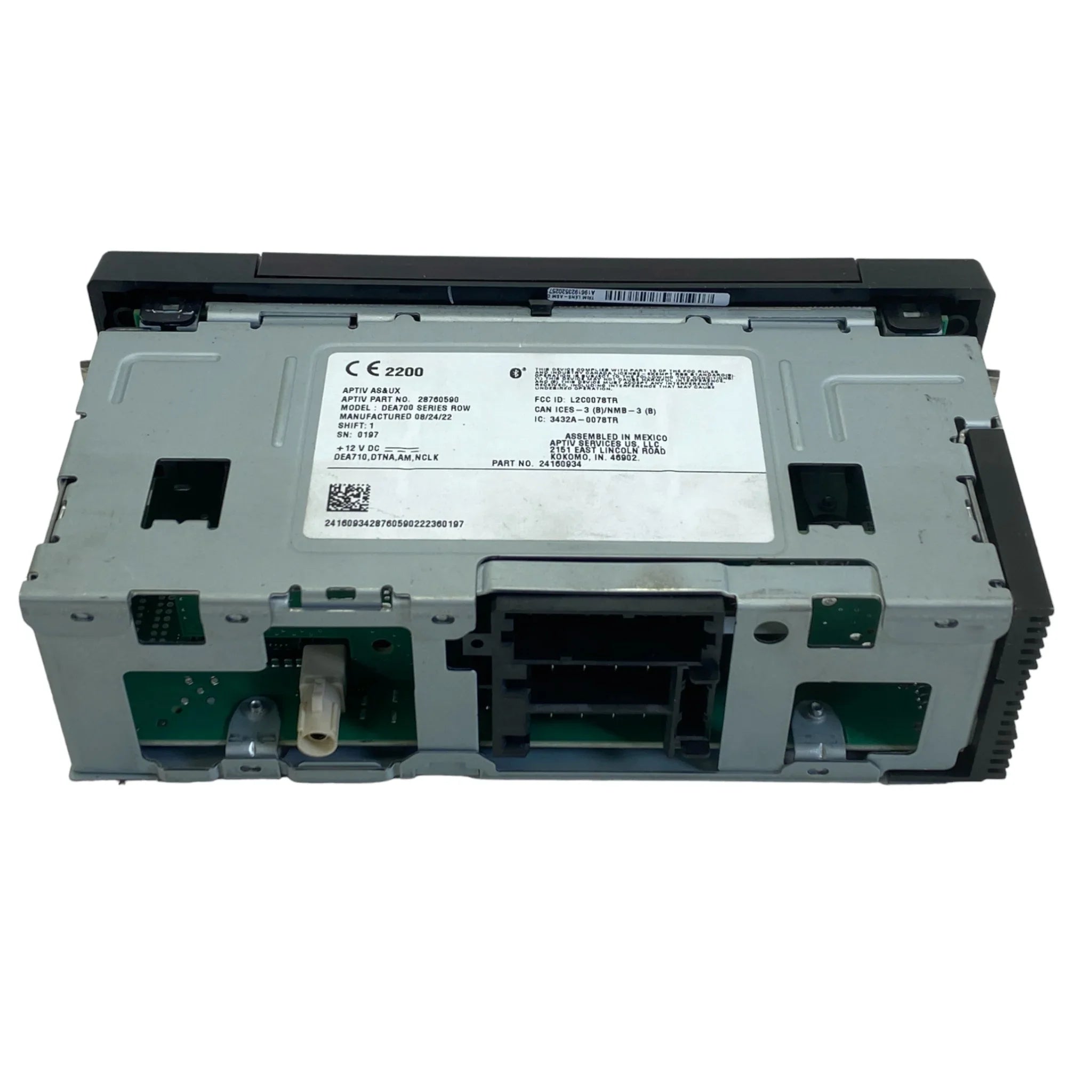 A2278675000 Genuine Freightliner Radio AM FM WB BT USB Bluetooth