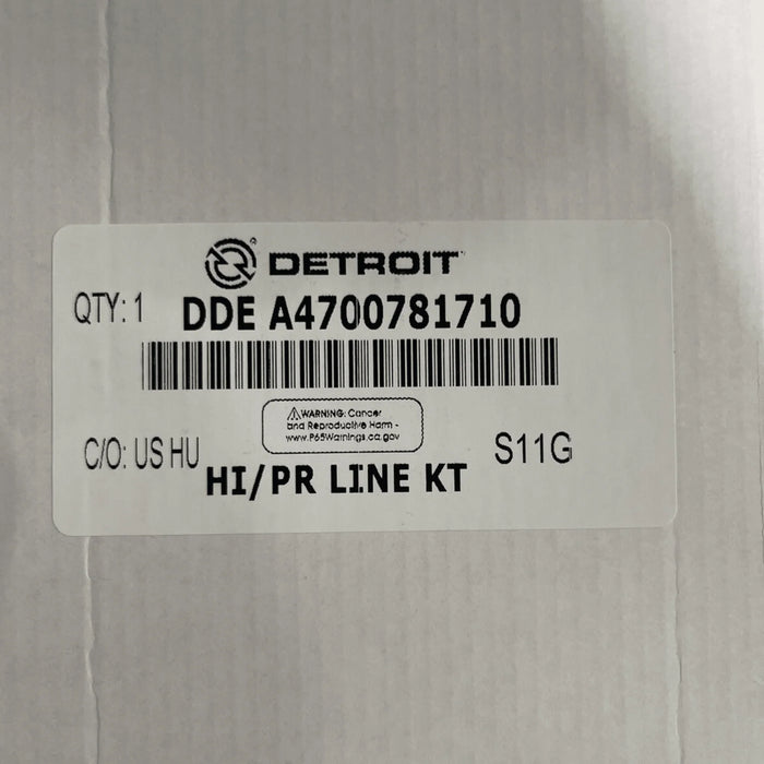 DDEA4700781710CA Genuine Detroit Diesel High-Pressure Fuel Line
