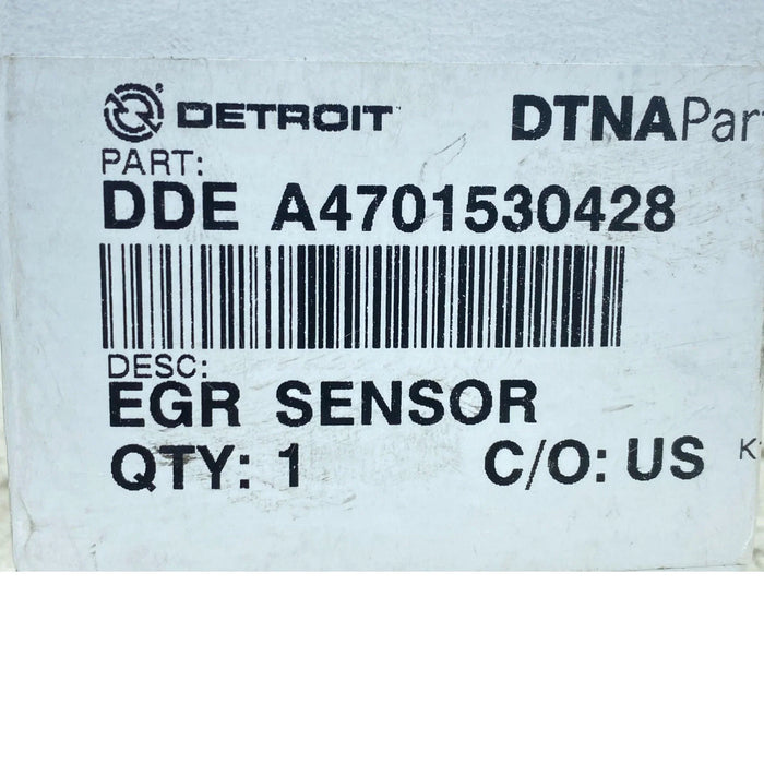 DDEA4701530428 Genuine Detroit Diesel EGR Delta Pressure Sensor