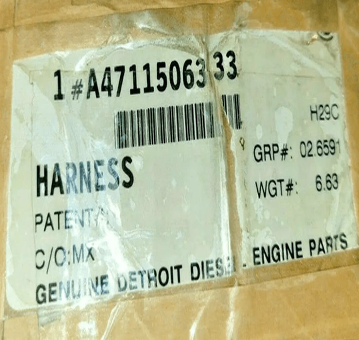 A4711506333 Genuine Detroit Diesel Engine Harness