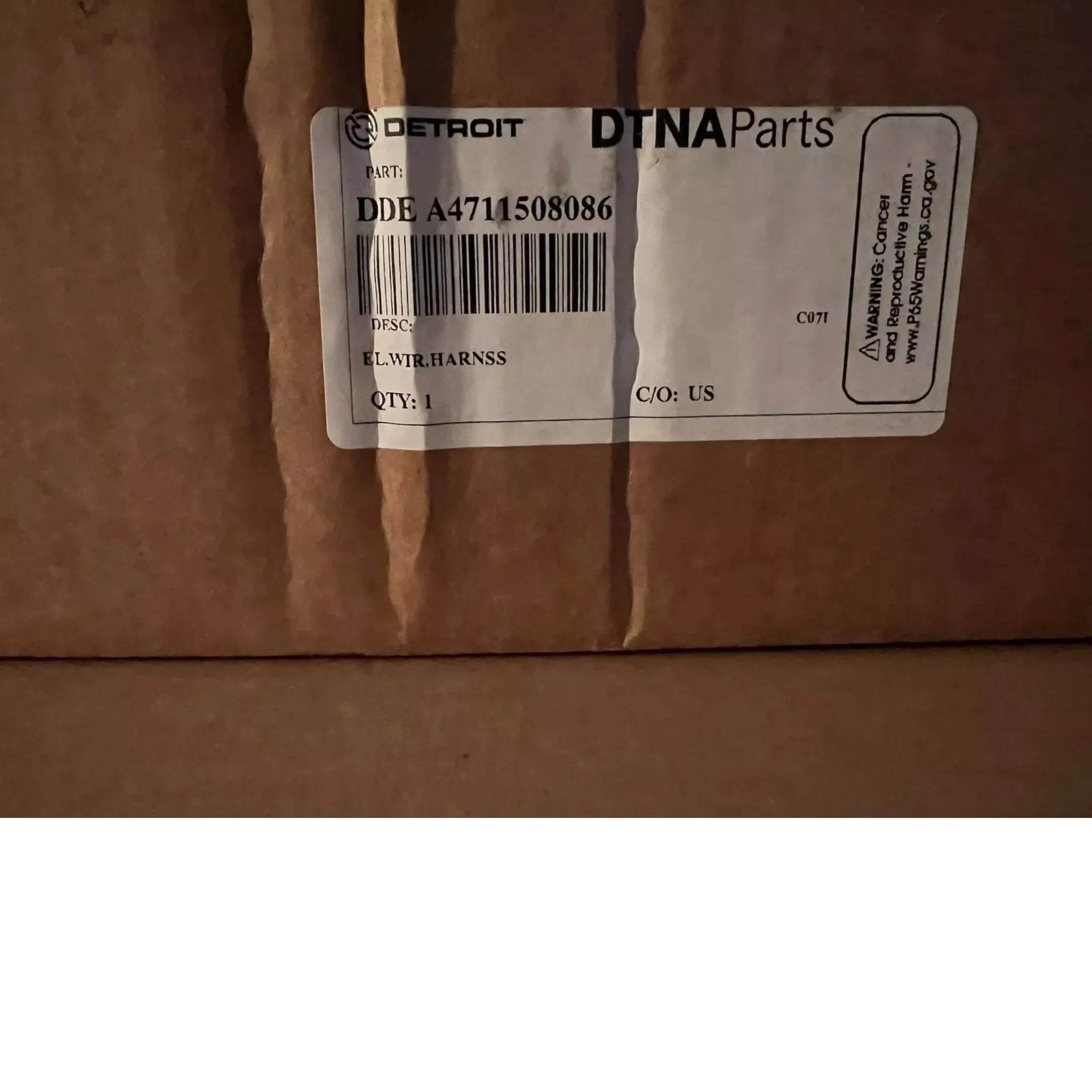DDE-A4711508086 Genuine Detroit Diesel El. Wir. Harness