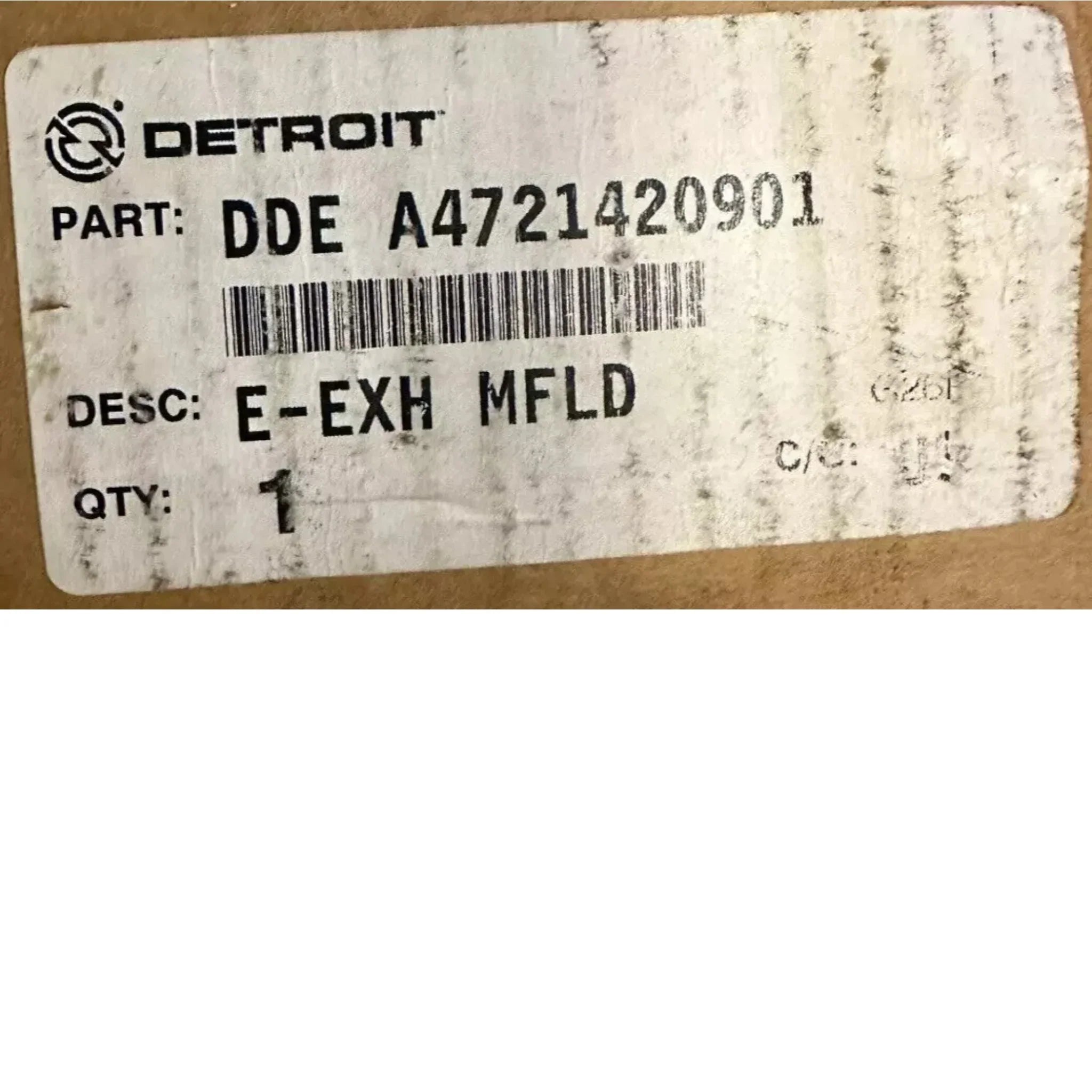 DDE A4721421401 Genuine Detroit Diesel Exhaust Manifold Center