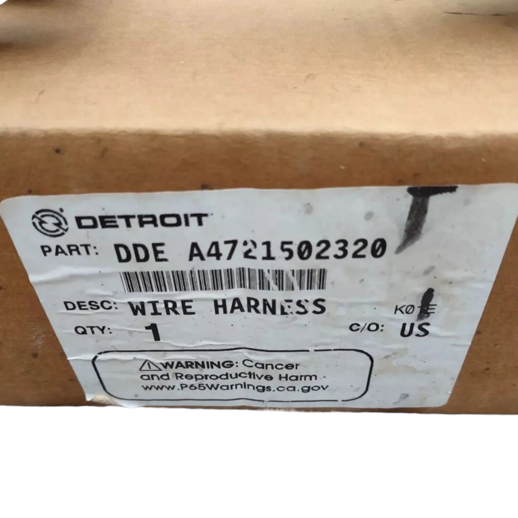 DDEA4721507633 Genuine Detroit Diesel Aftertreatment Control Module Wiring Harness