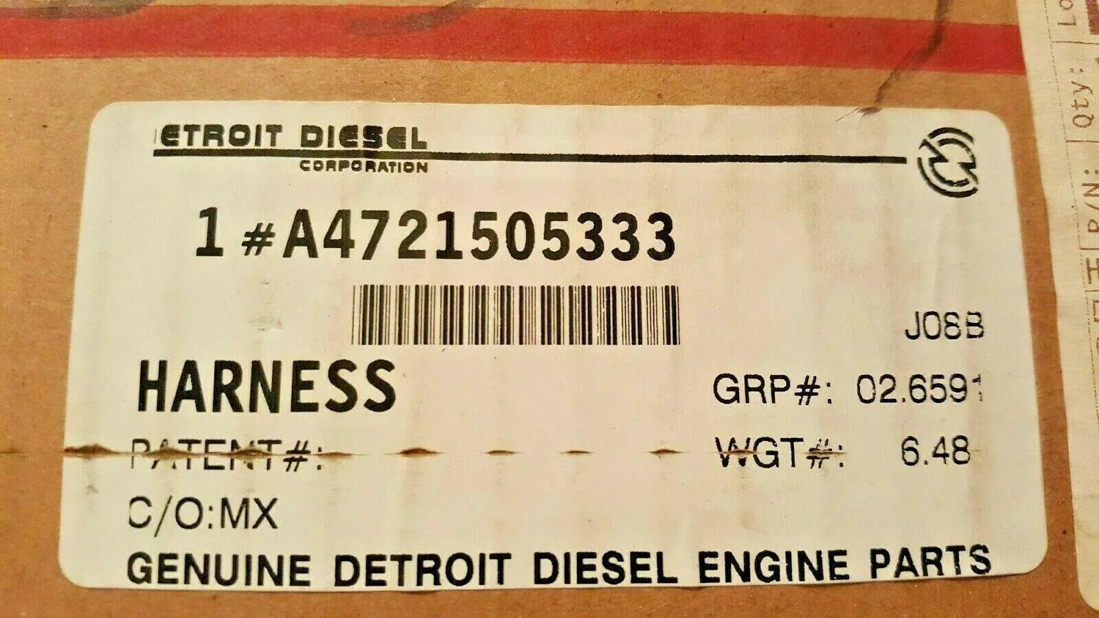 A4721505333 Genuine Detroit Diesel Engine Harness