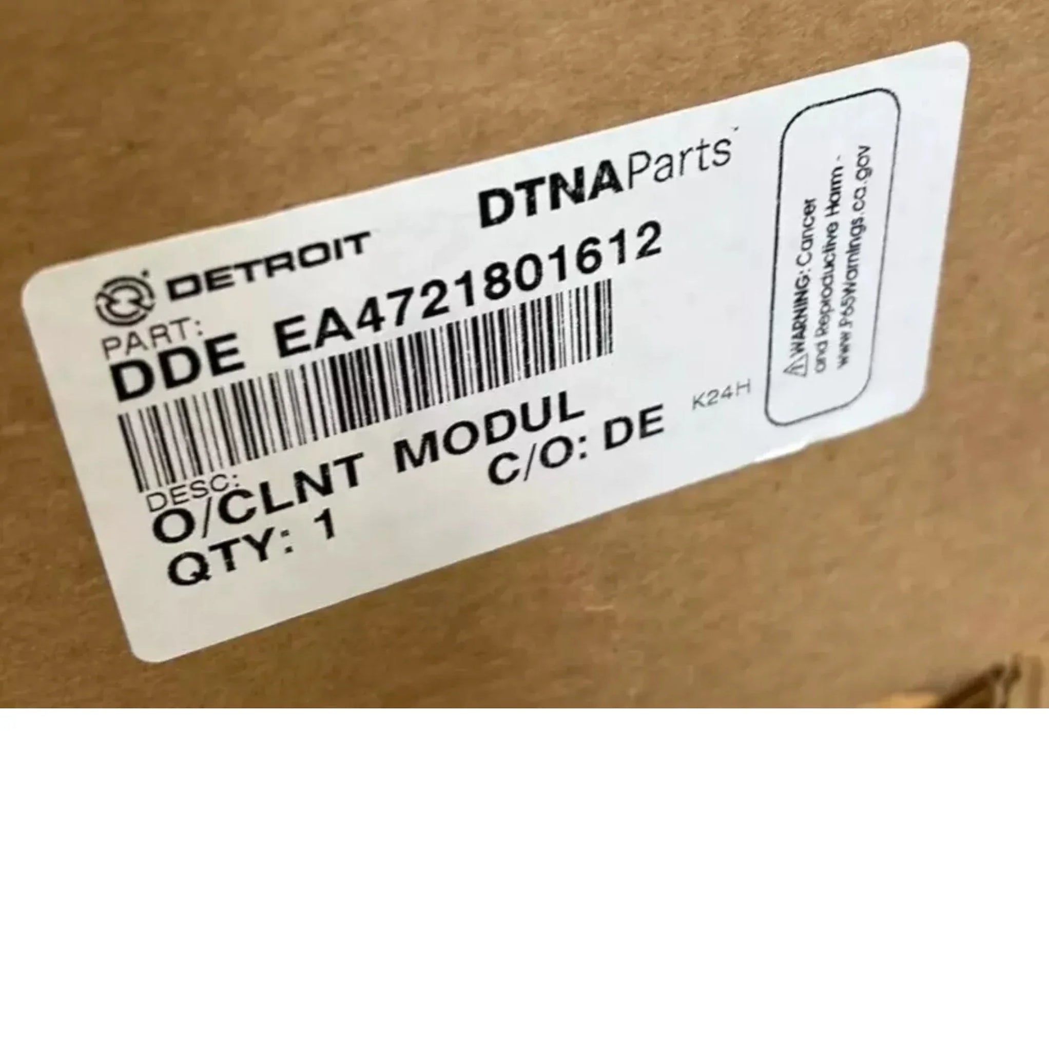 A4721801612 Genuine Detroit Diesel Oil Coolant Module – ADVANCED TRUCK ...