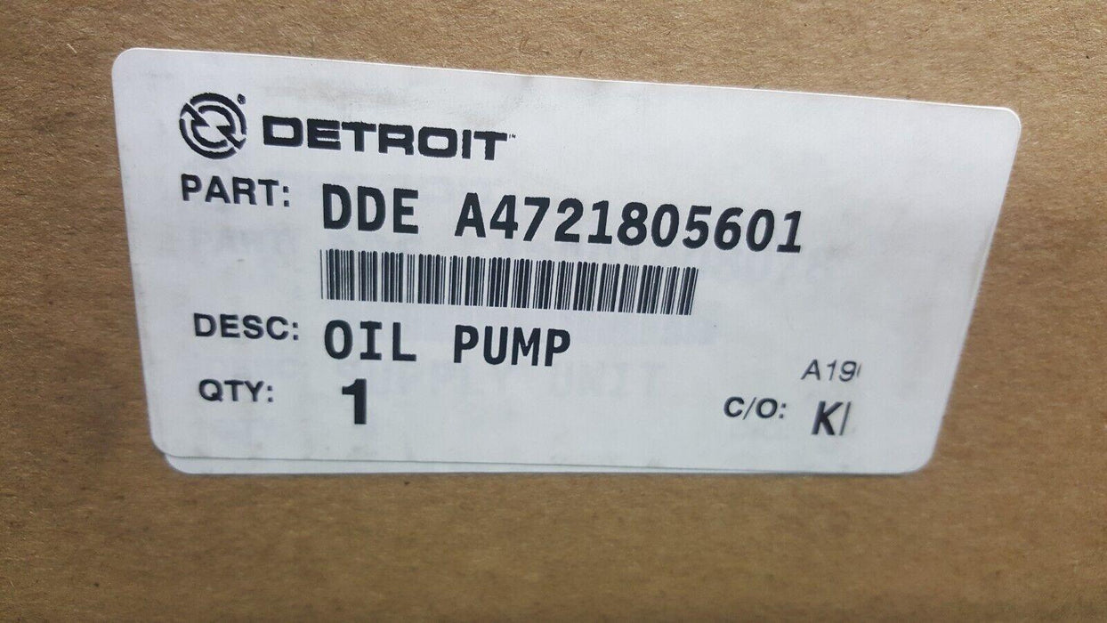 DDE A4721806551 Genuine Detroit Diesel Oil Suction Manifold