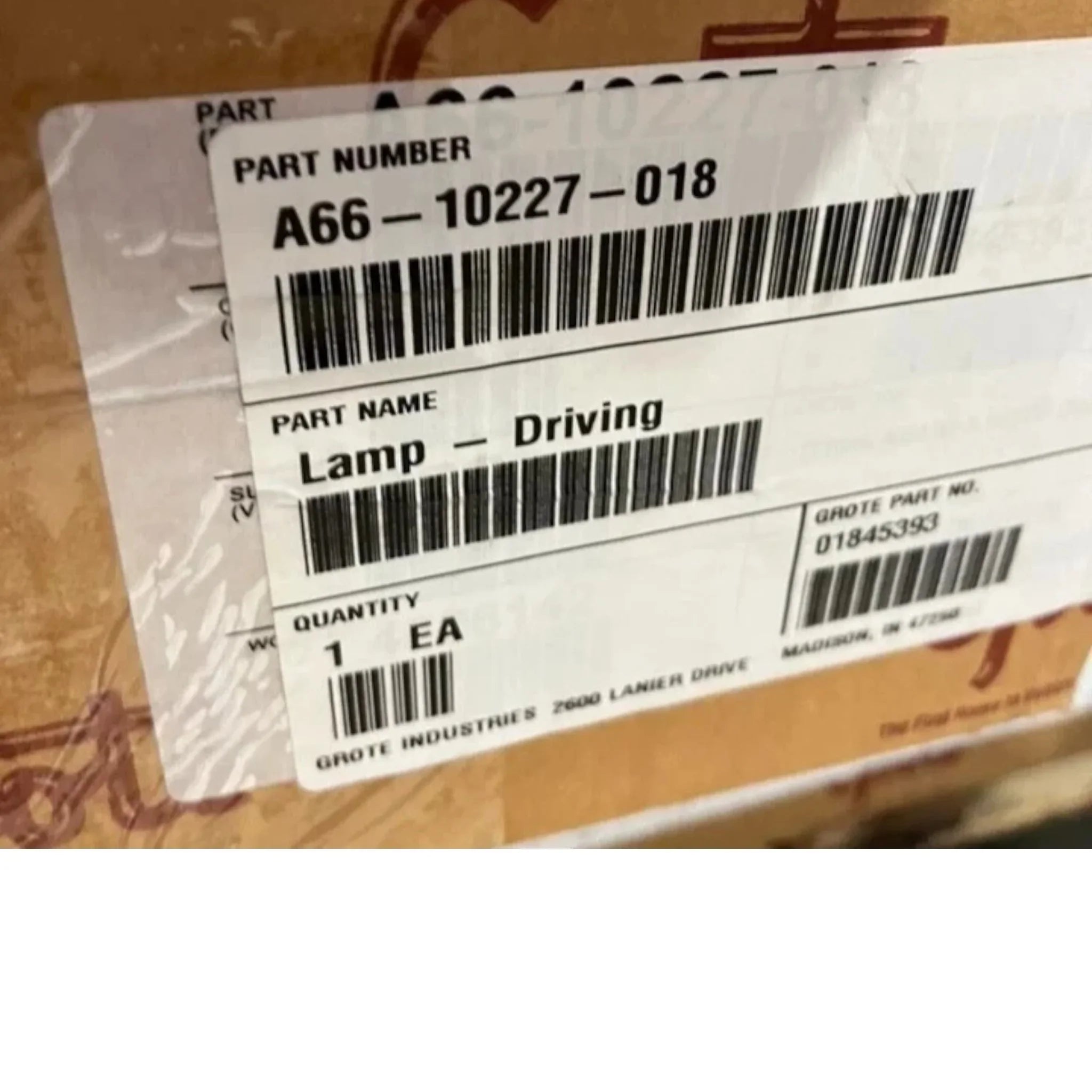A66-10227-018 Genuine Freightliner Left Side Head Light
