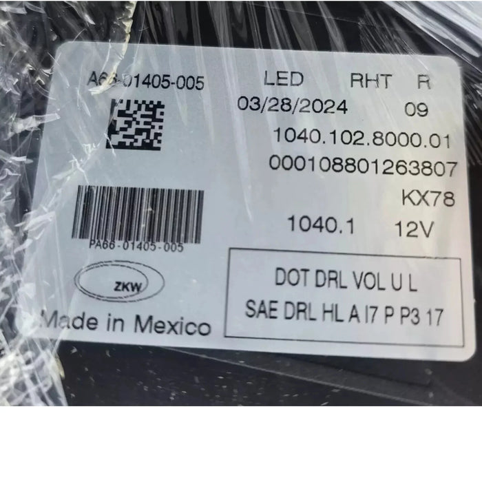 A6601405003 Genuine Freightliner Right Side Headlight