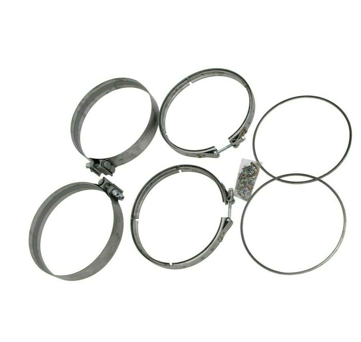 A6809950302 Genuine Detroit Diesel Dpf Filter Clamps & Gaskets Kit - ADVANCED TRUCK PARTS