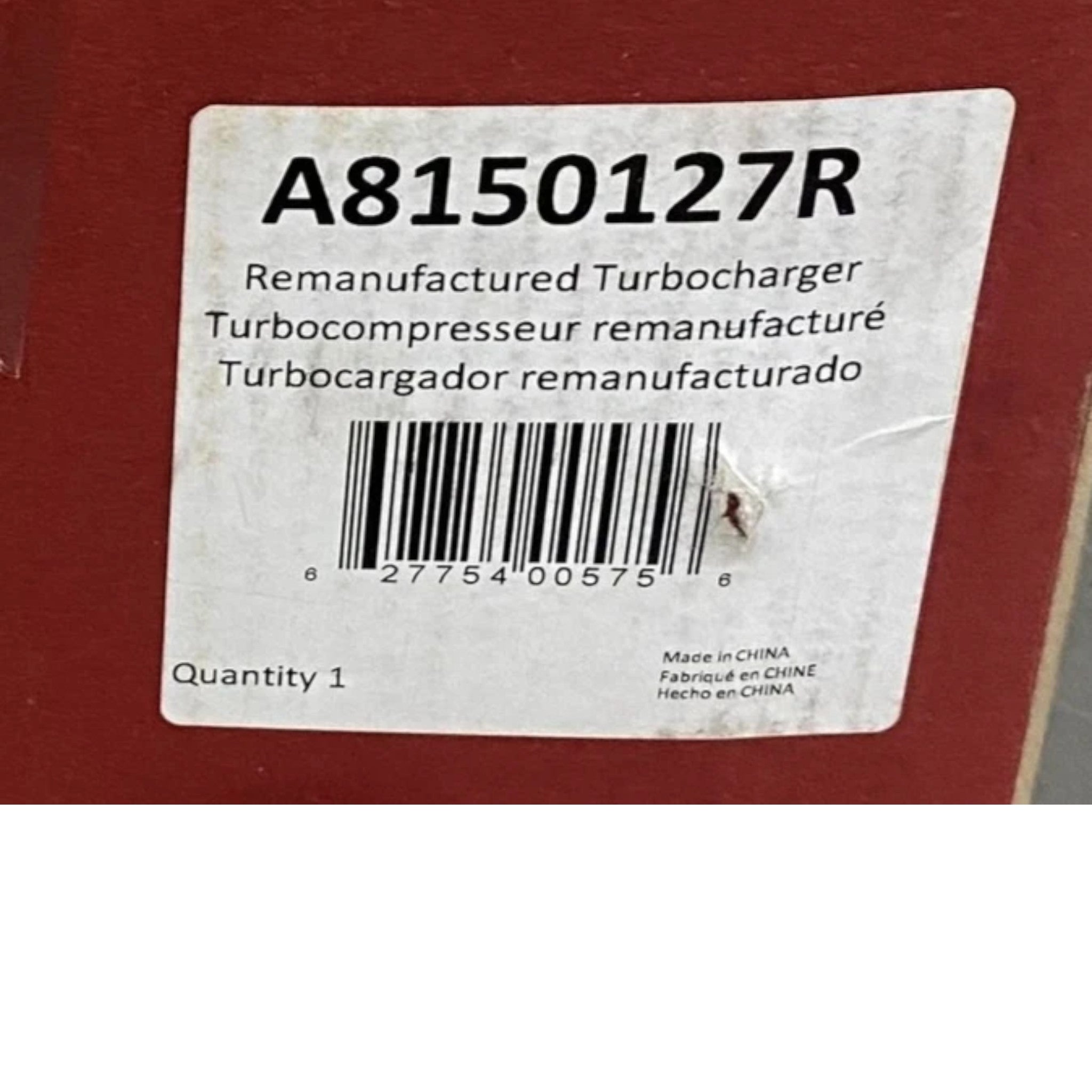 A8150127R Rotomaster Turbocharger
