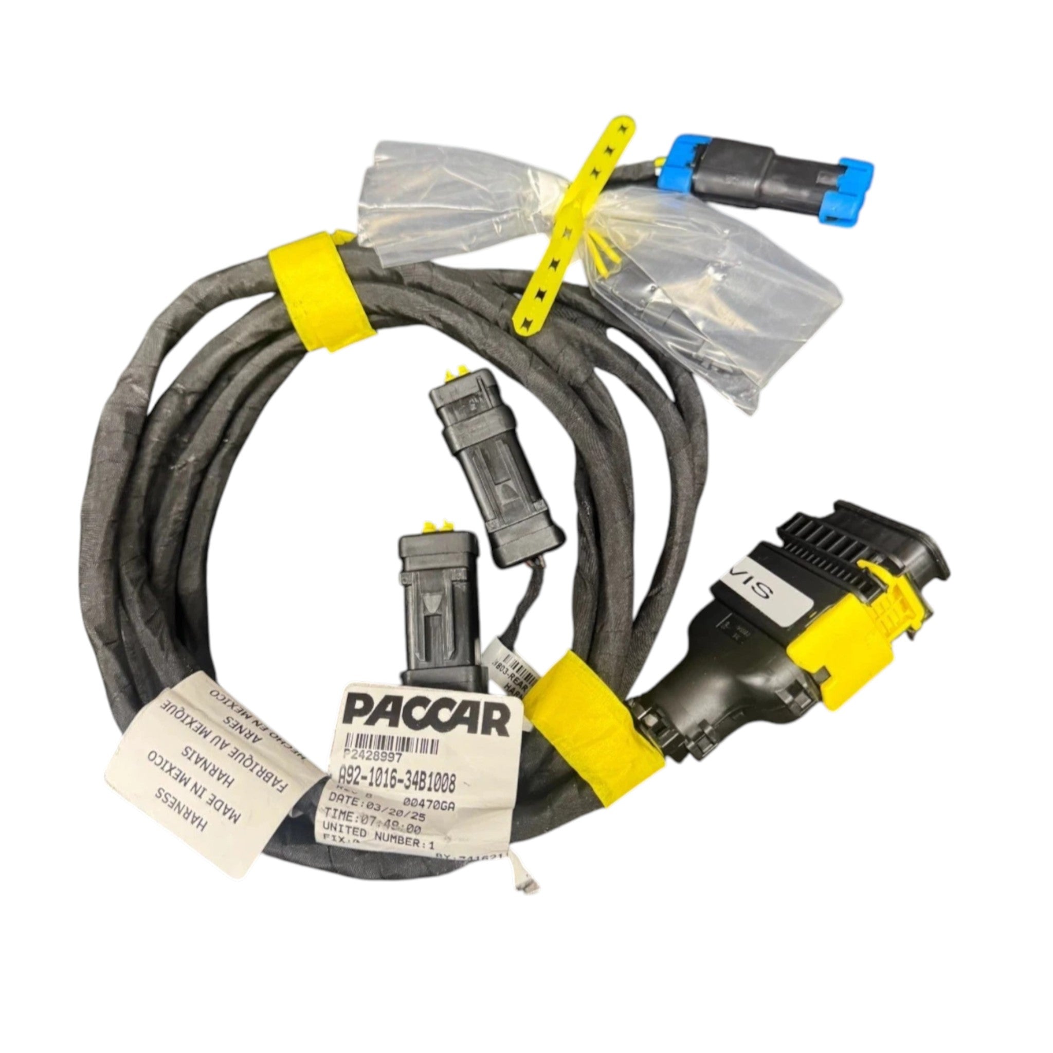 A92101634B1008 Genuine Paccar Rear Chassis Harness