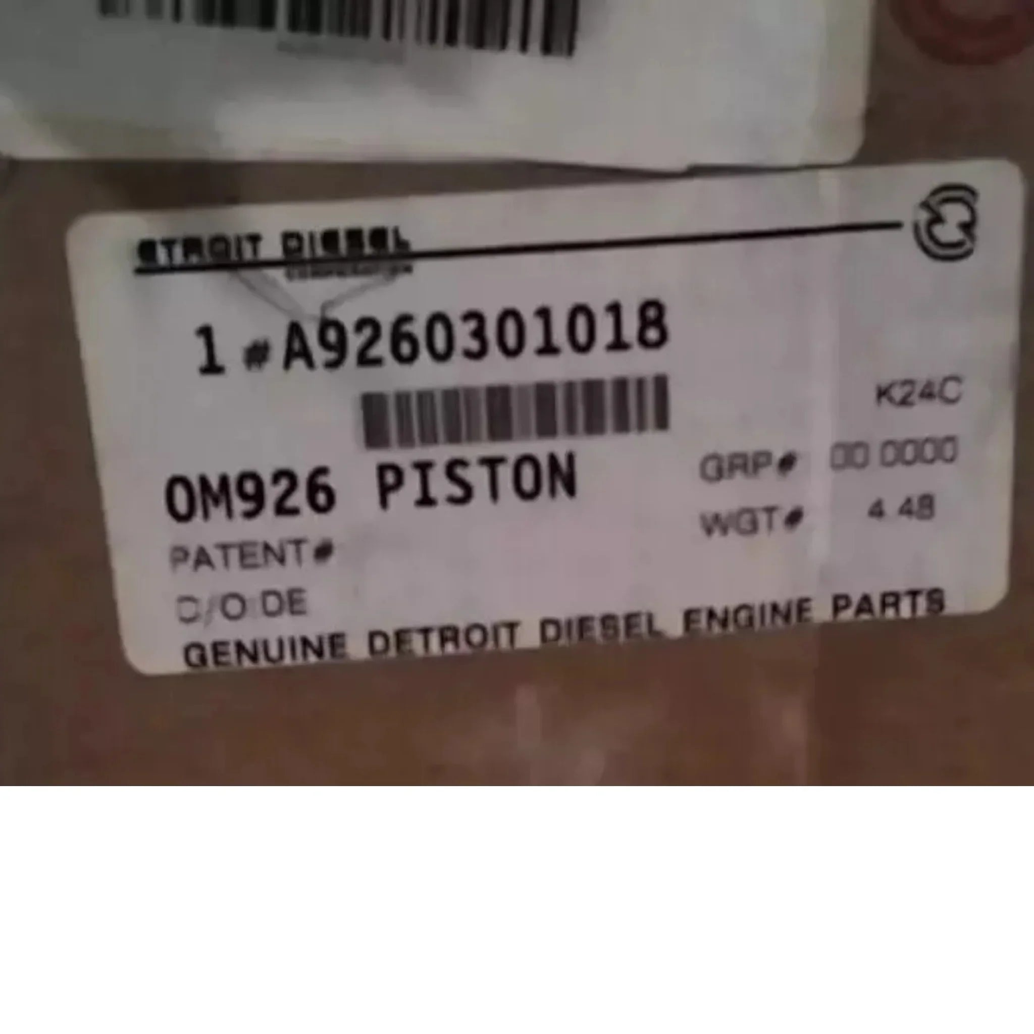 DDEA9260302817 Genuine Detroit Diesel Piston Kit