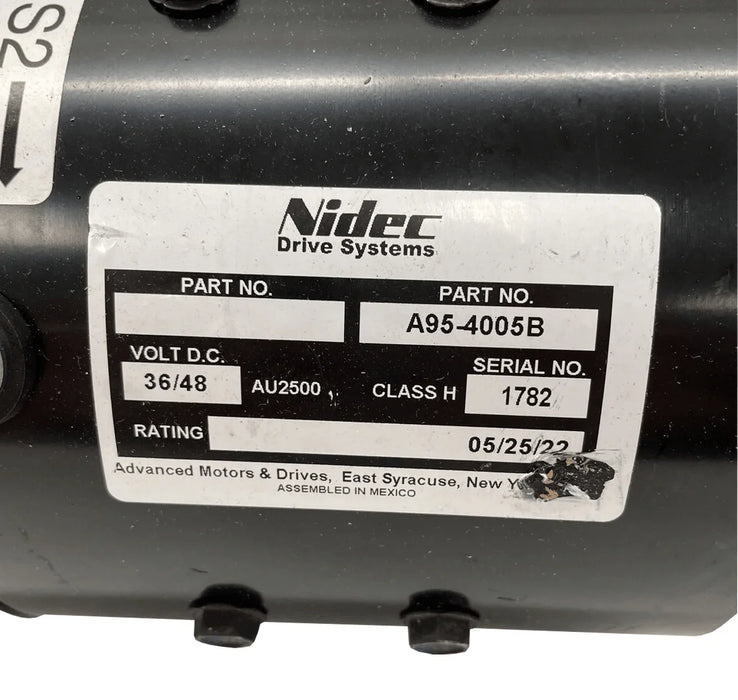 A95-4005B Genuine Nidec Golf Cart Electric Motor 36/48V